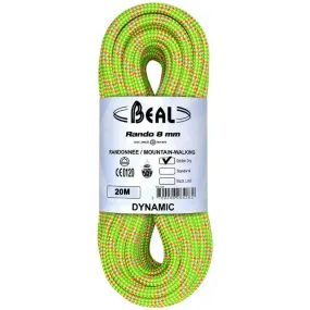 8mm Rando 20m Walking Rope - Green