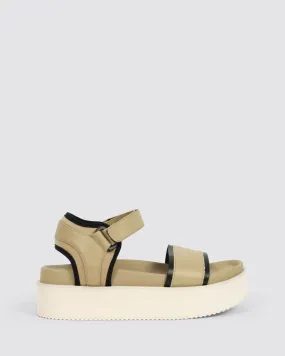 ACE SANDAL LATTE/BLACK