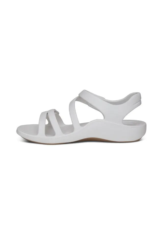Aetrex Women Jillian Sport Active Sport White Matte