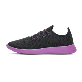 Allbirds Tree Runners - LIMITED EDITION:  Natural Black (Lux Purple Sole)