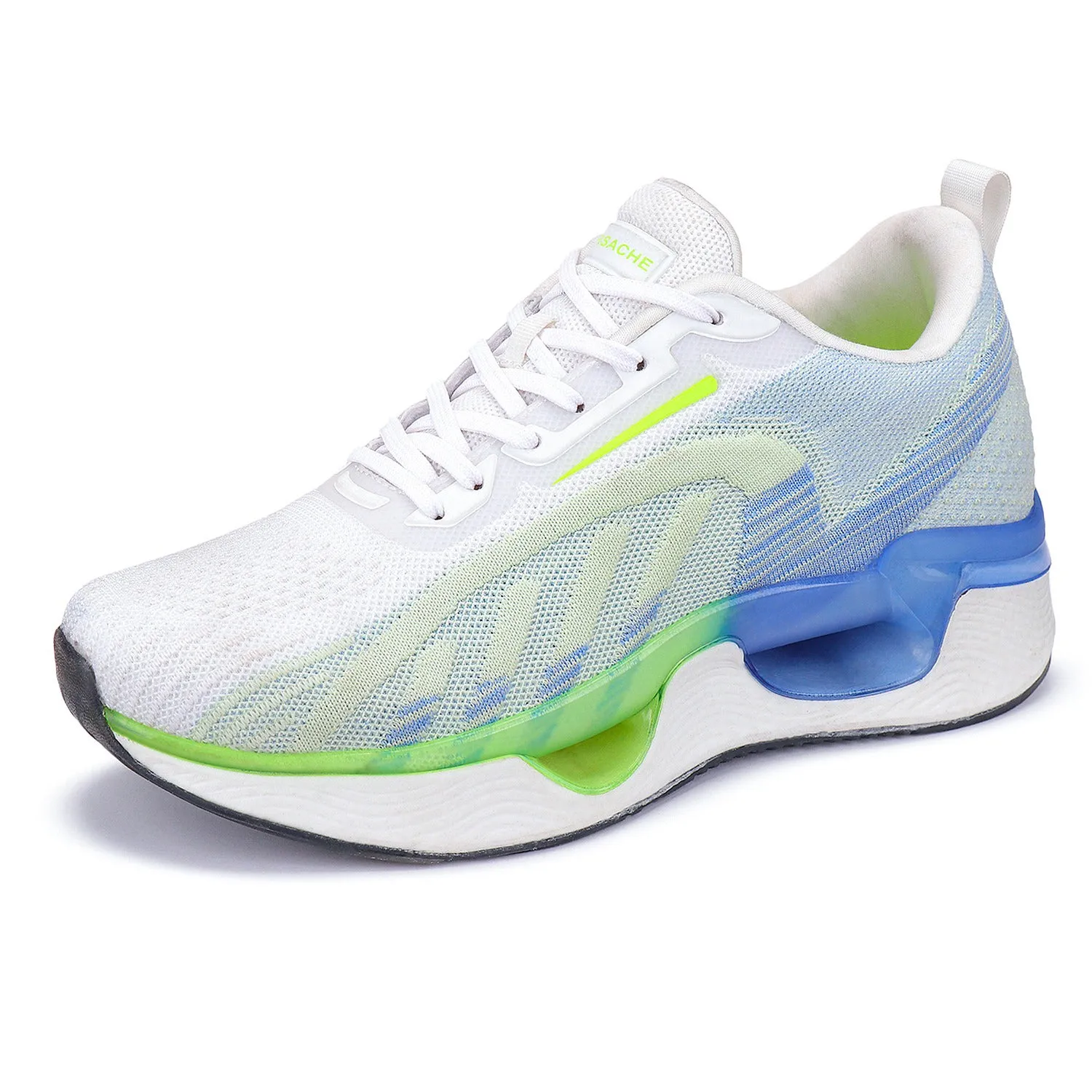 Bersache Lightweight Sports Running Shoes For Men White-9062