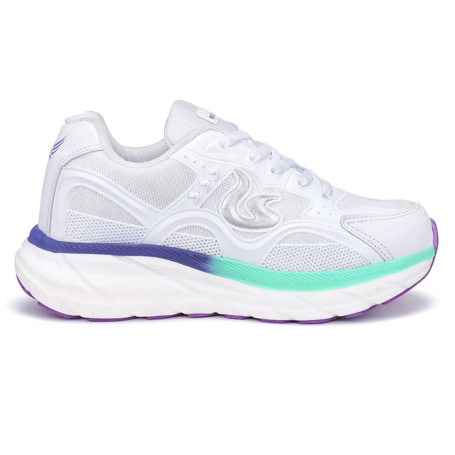 Bersache Premium Sports ,Gym, trending Stylish Running shoes for Women (9105-White)