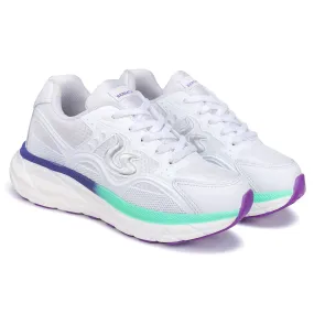 Bersache Premium Sports ,Gym, trending Stylish Running shoes for Women (9105-White)