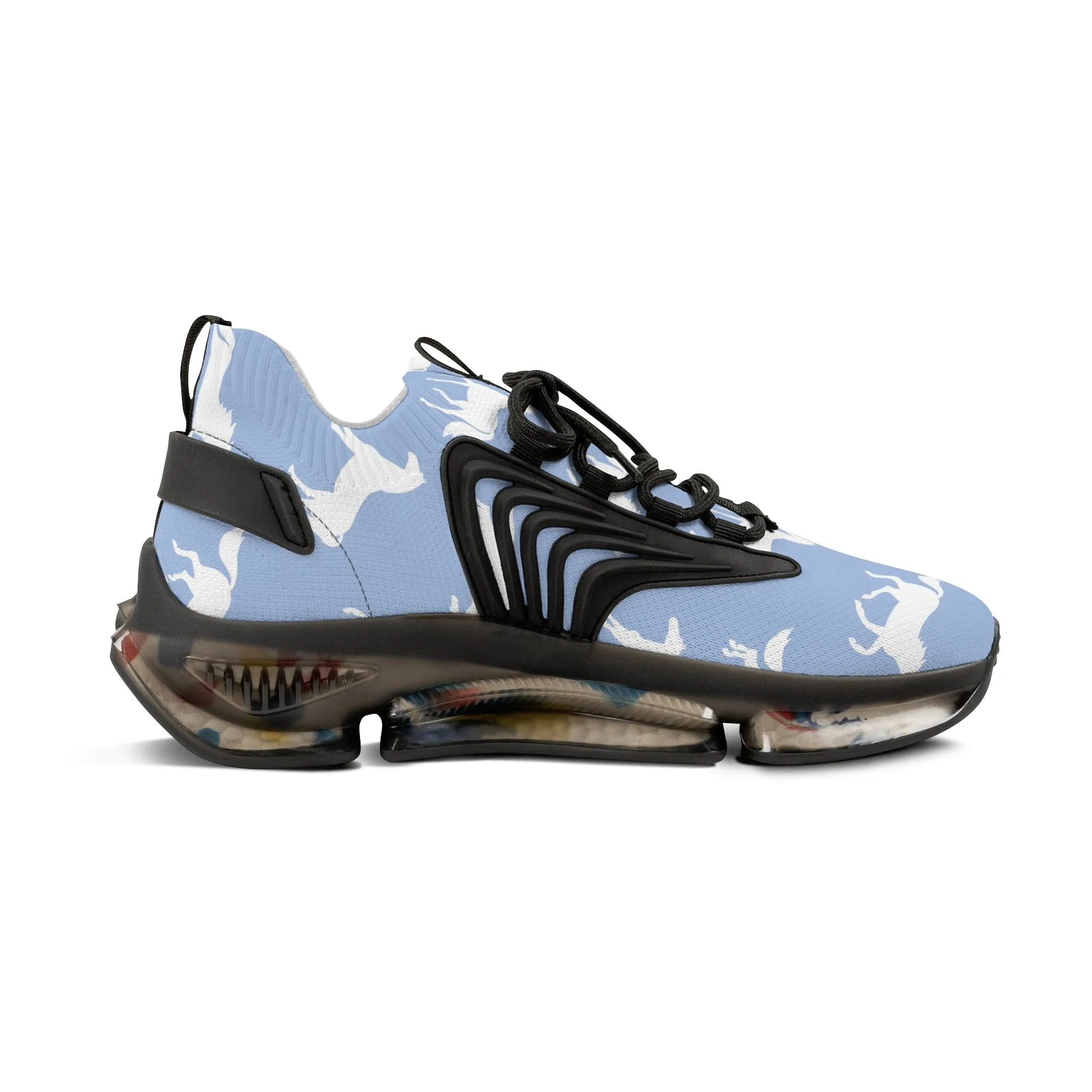 Blue Horses Men's Mesh Sneakers