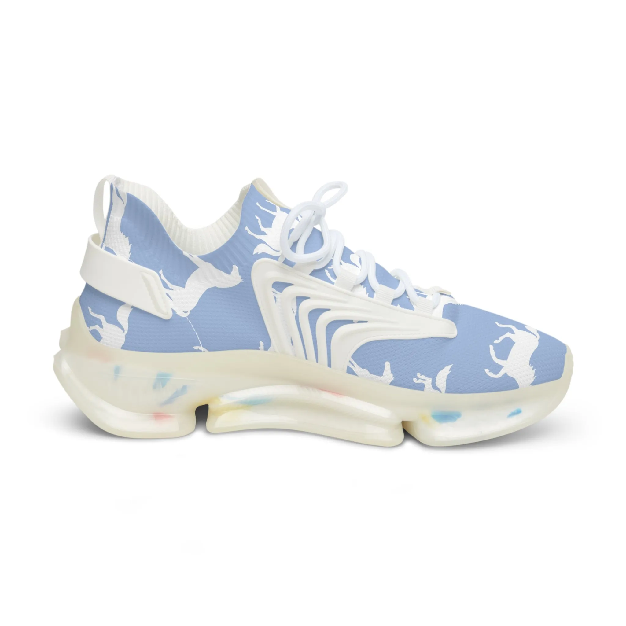 Blue Horses Men's Mesh Sneakers