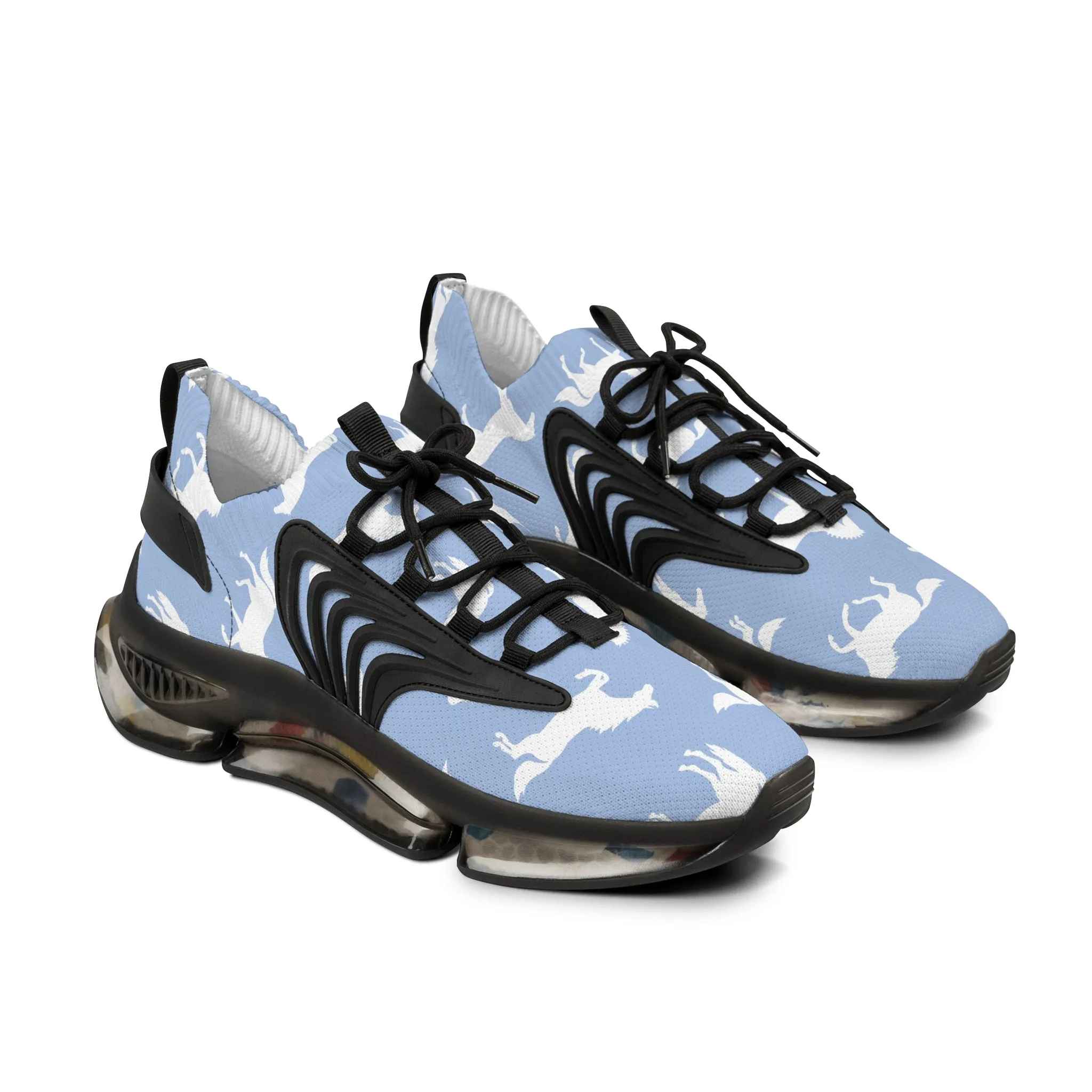 Blue Horses Men's Mesh Sneakers