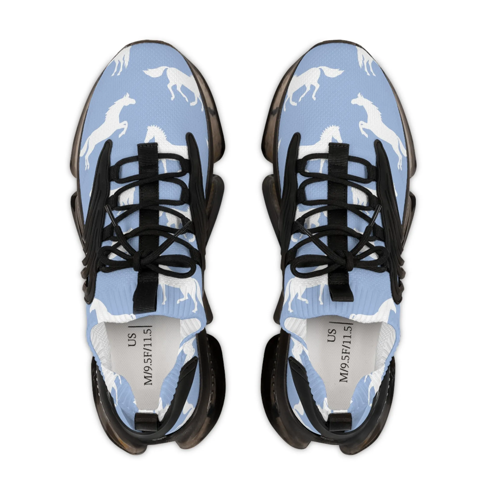 Blue Horses Men's Mesh Sneakers