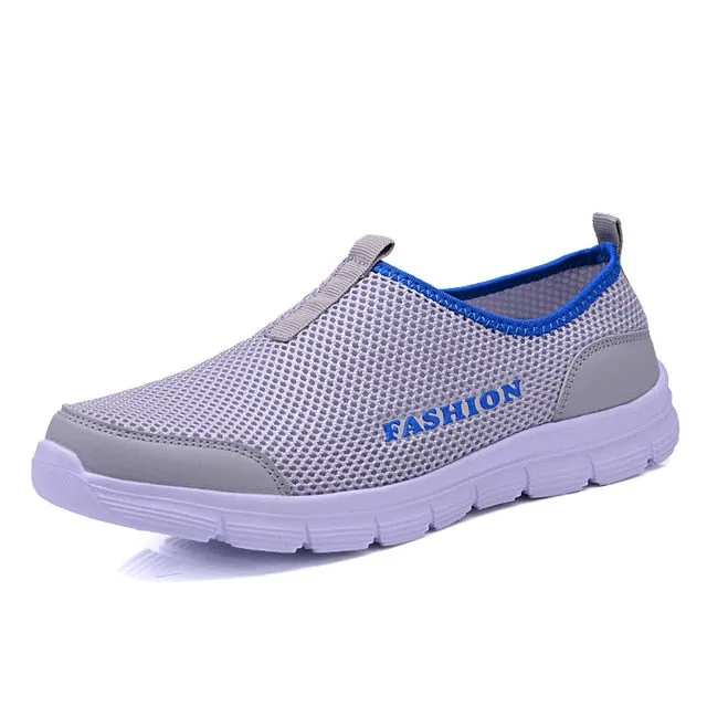 Breathable Mesh Casual Men Shoes Summer Sneakers Men Footwear Running Shoes Men's Lightweight Slip-on Sandals Zapatos De Hombre