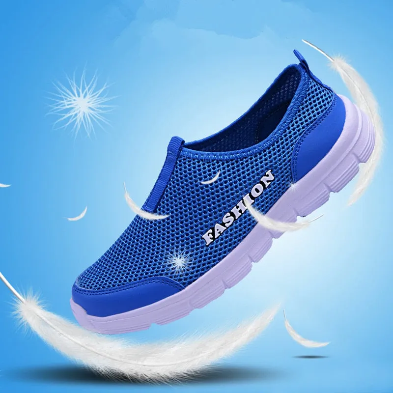 Breathable Mesh Casual Men Shoes Summer Sneakers Men Footwear Running Shoes Men's Lightweight Slip-on Sandals Zapatos De Hombre