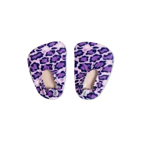 COEGA Girls Kids/Youth Pool Shoes-Purple Cheetah