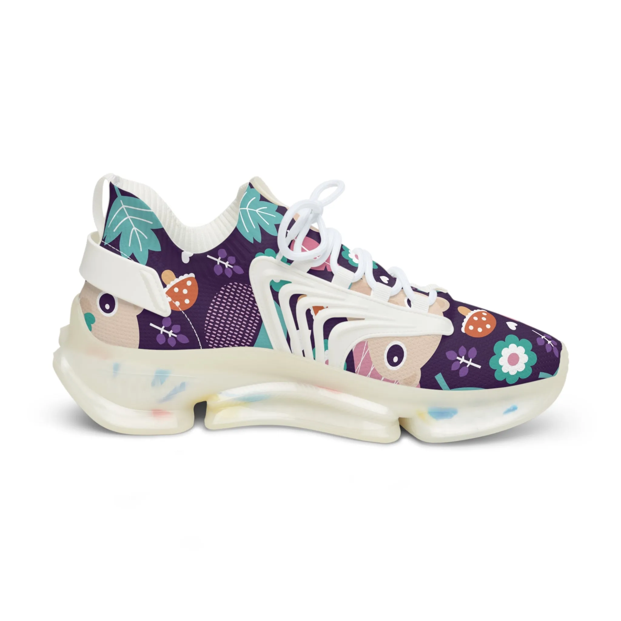 Colorful Beavers Men's Mesh Sneakers
