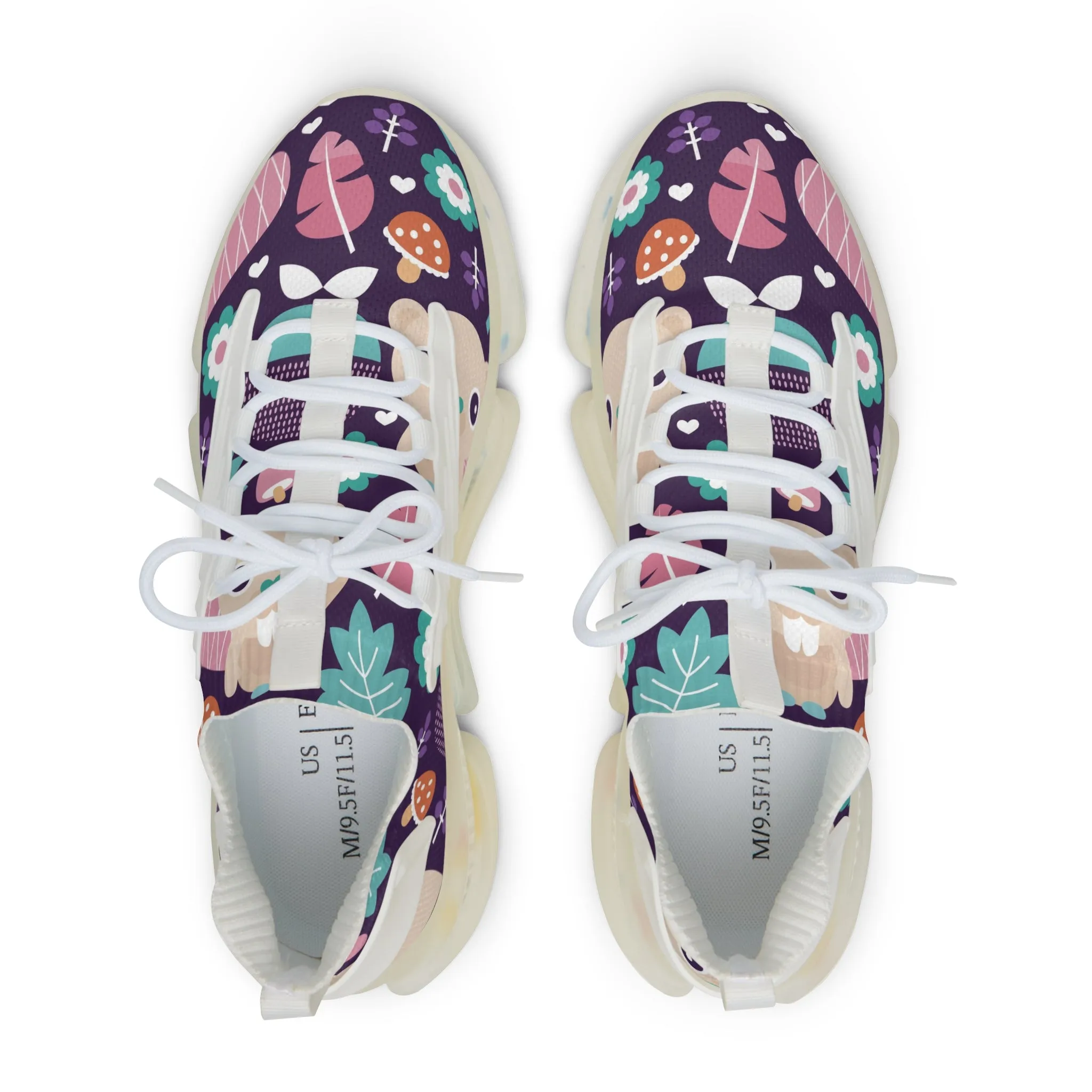 Colorful Beavers Men's Mesh Sneakers