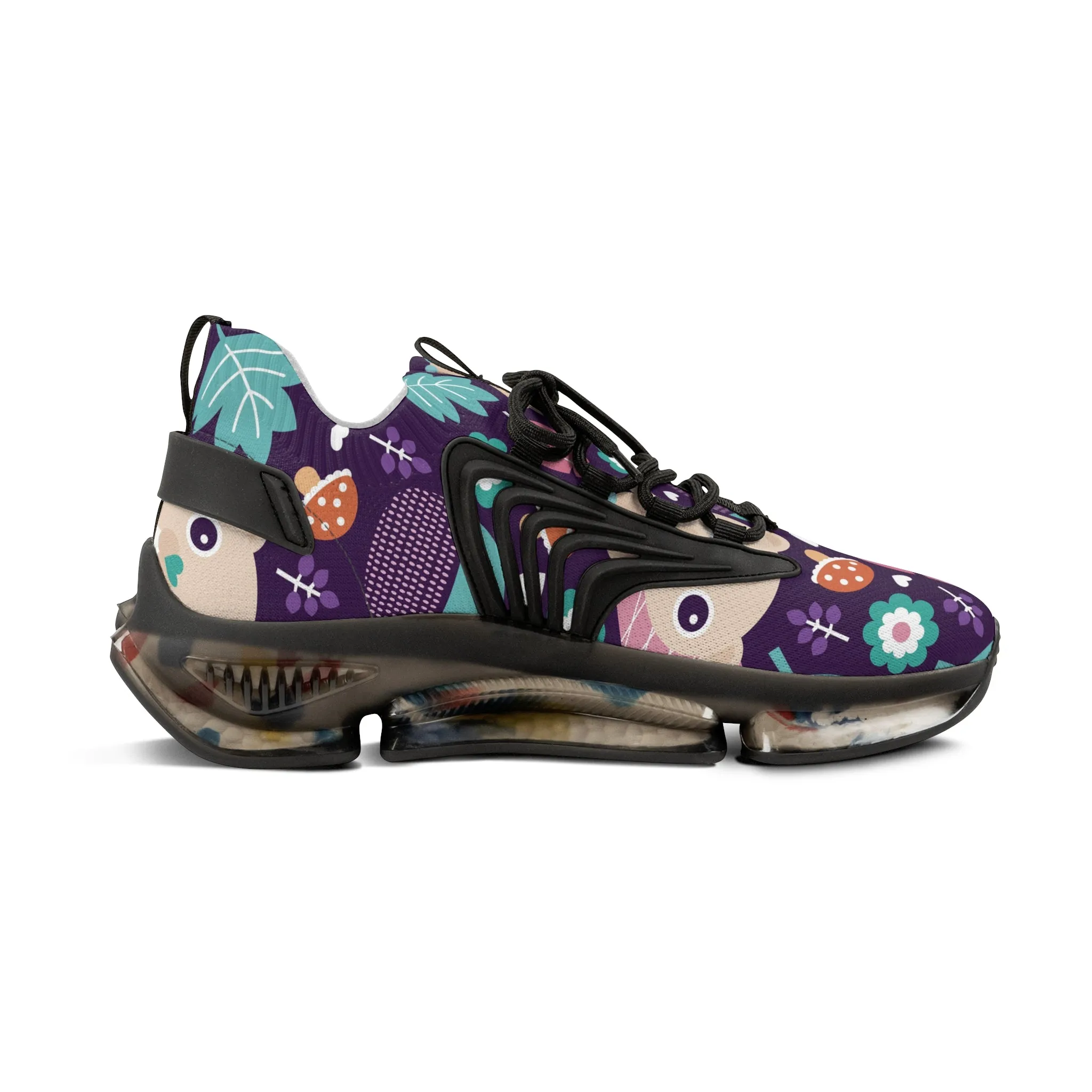 Colorful Beavers Men's Mesh Sneakers
