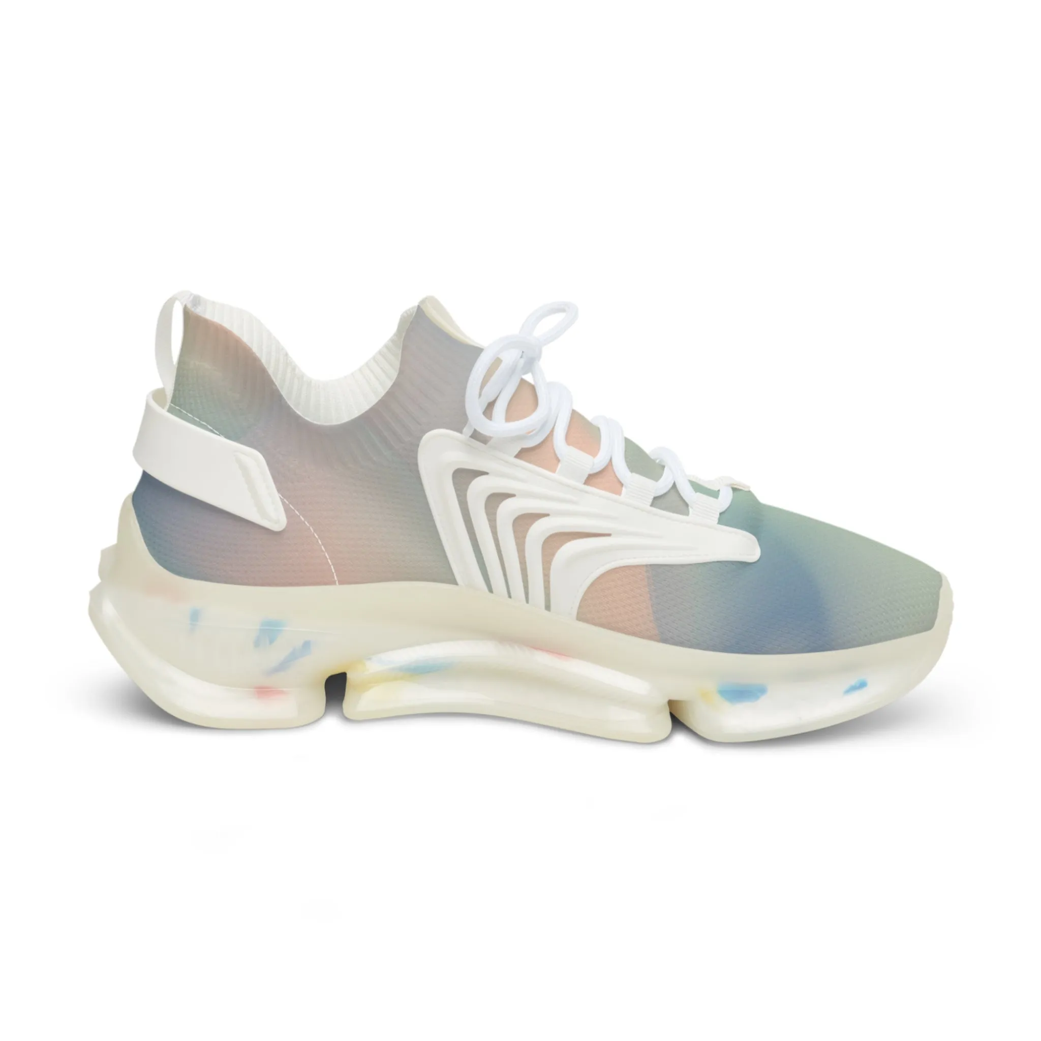 Colorful Fog Men's Mesh Sneakers