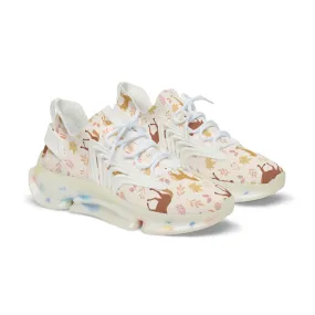 Colorful Horses Men's Mesh Sneakers