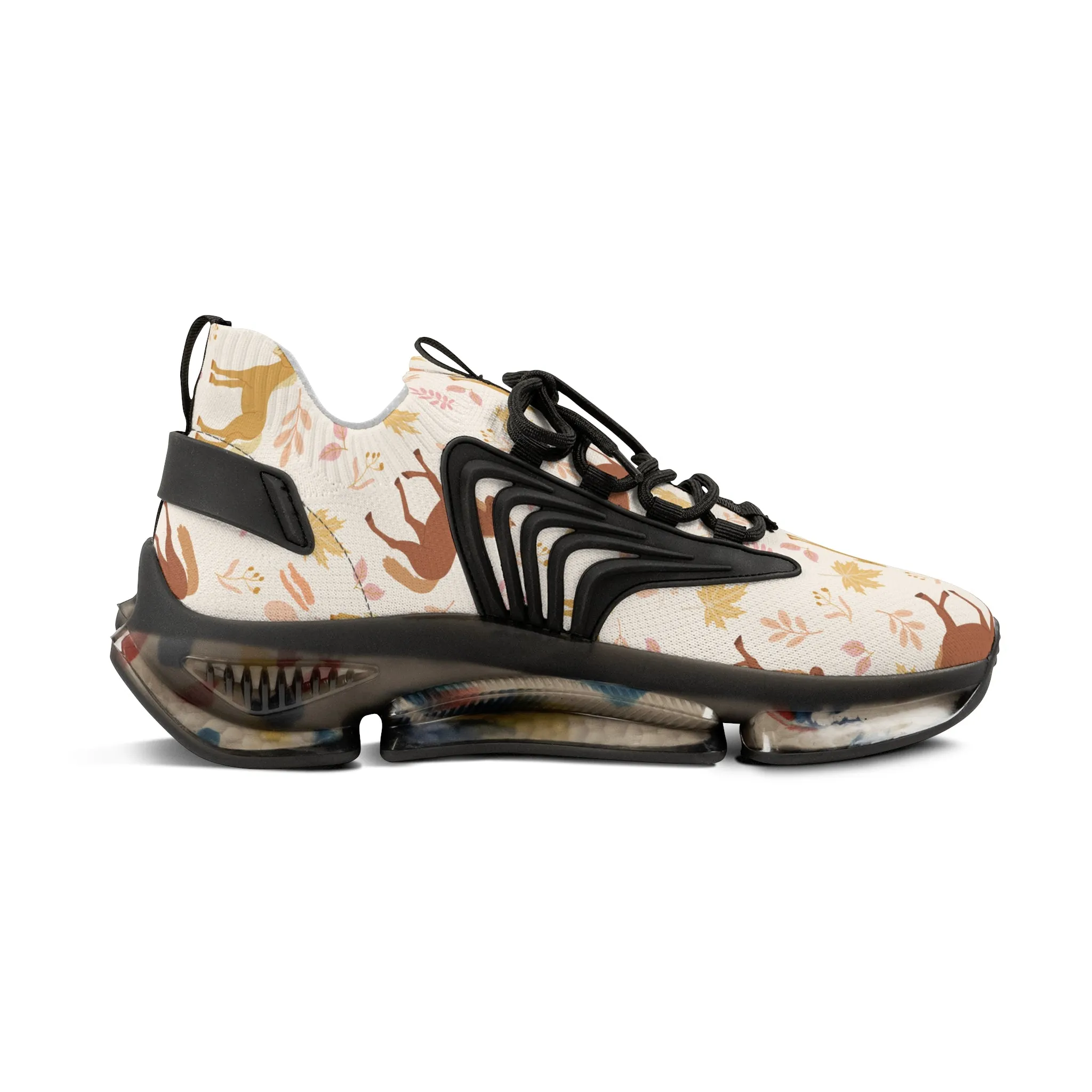 Colorful Horses Men's Mesh Sneakers