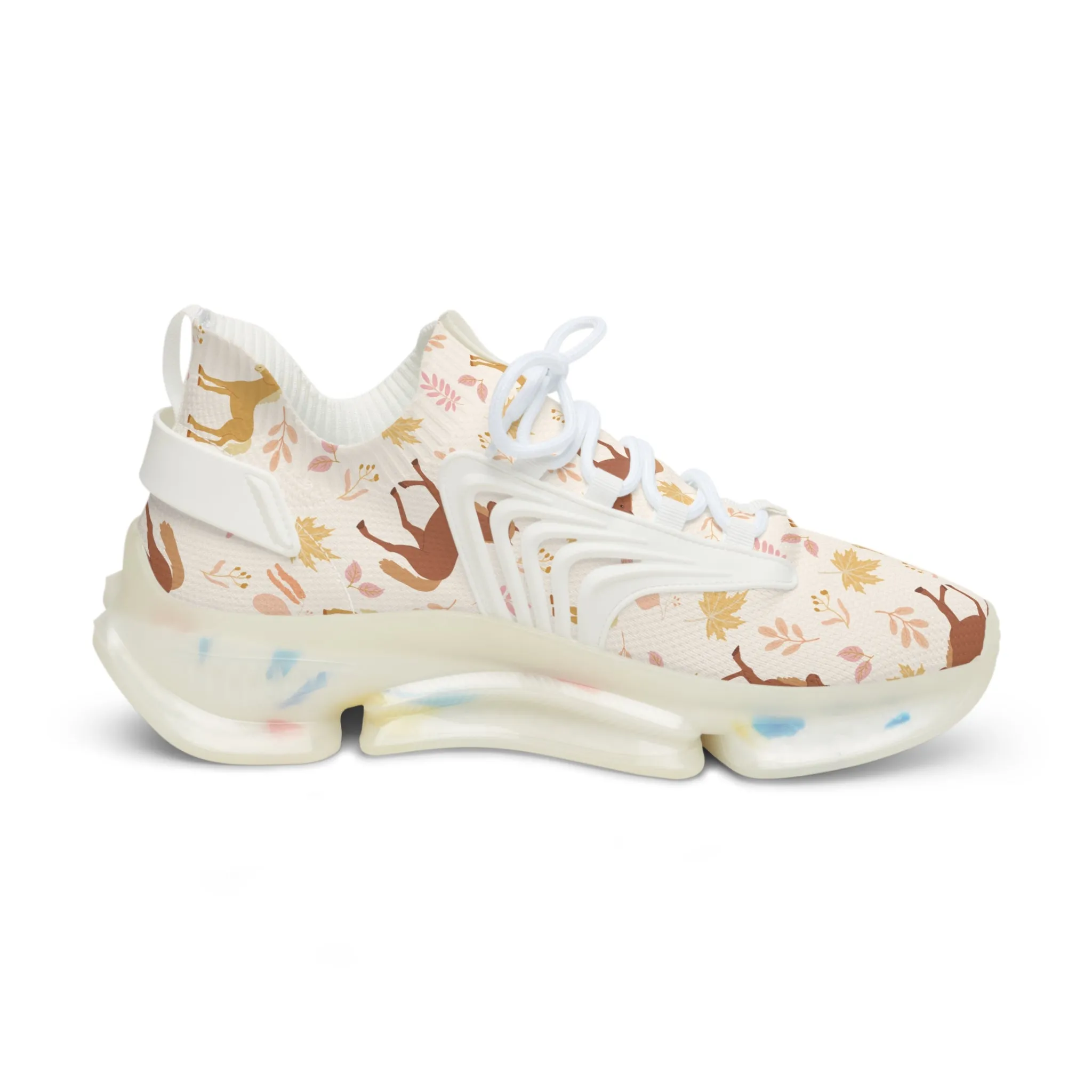 Colorful Horses Men's Mesh Sneakers