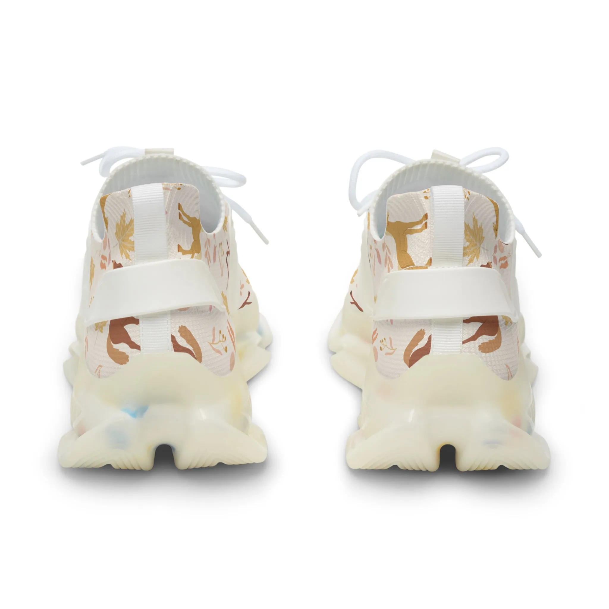 Colorful Horses Men's Mesh Sneakers