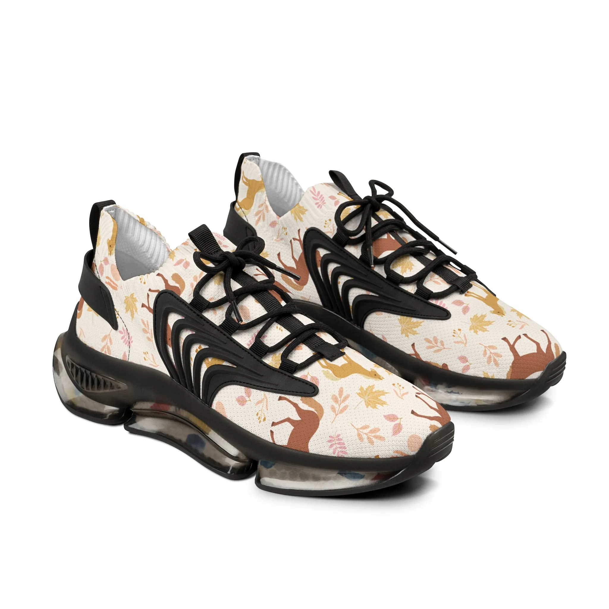 Colorful Horses Men's Mesh Sneakers
