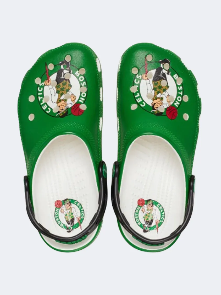 Crocs Nba Boston Celtics Classic Clog Unisex Lifestyle Slippers Green/White