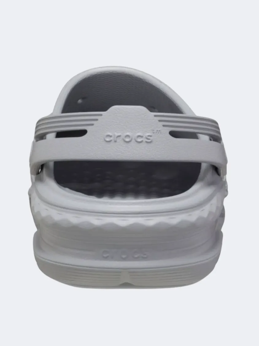 Crocs Off Grid Unisex Lifestyle Slippers Light Grey