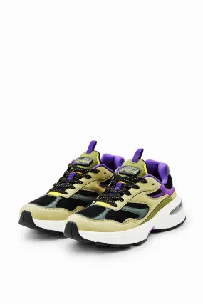 Desigual Moon Patch Multi Running Style Chunky Sneakers 23WSKO05