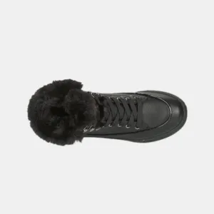 GEOX Women D Dalyla B ABX Black Leather Bootie