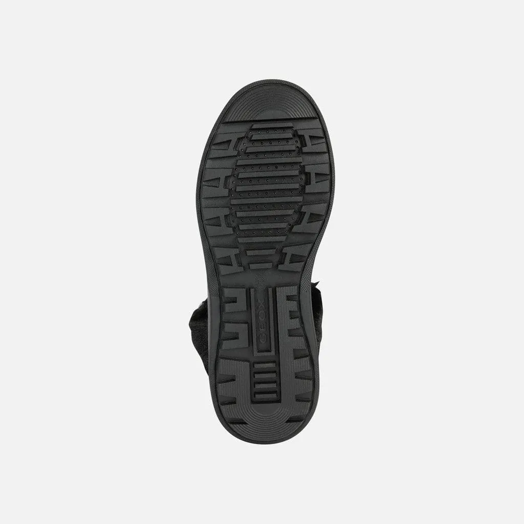 GEOX Women D Dalyla B ABX Black Leather Bootie