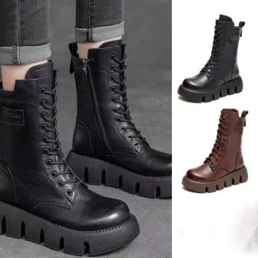 Jean™ | Thermal Lace-Up Platform Boots