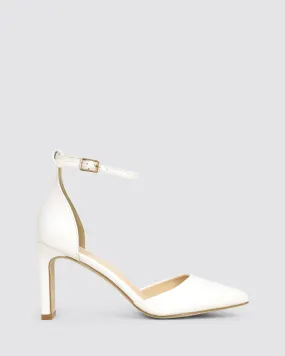KITRA HEELS WHITE SMOOTH