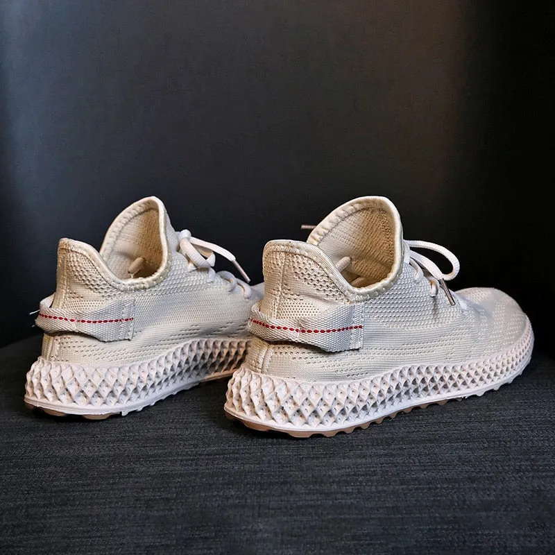Lace Up Breathable Mesh Sneakers