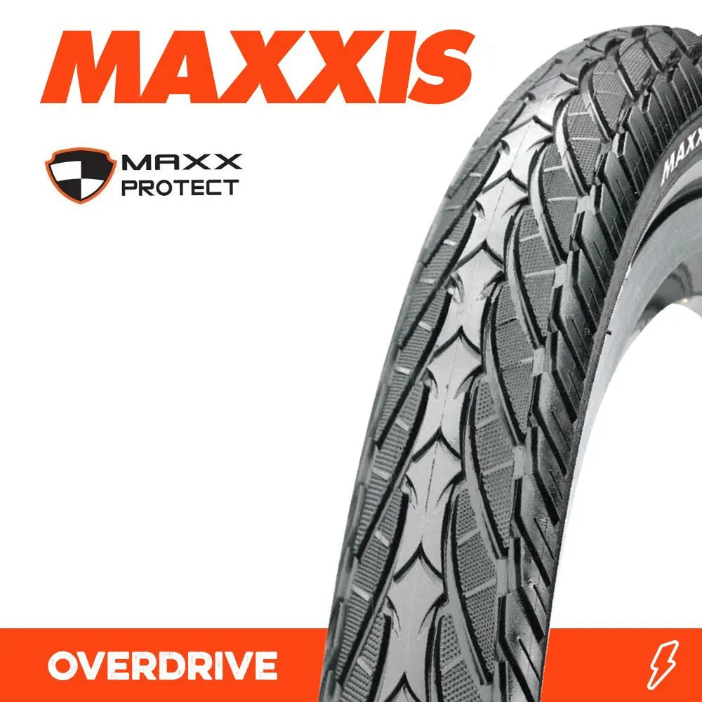 Maxxis OVERDRIVE 700 X 40C MAXXPROTECT WIRE 27TPI TYRE