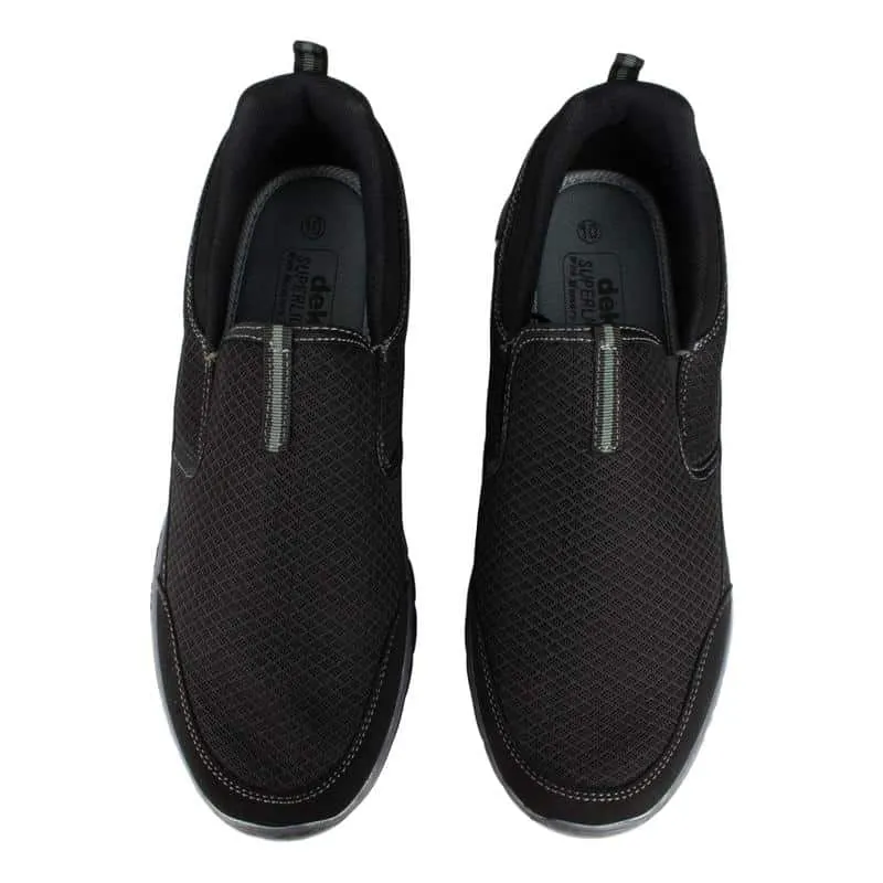 Mens Black Lightweight Memory Foam Trainer