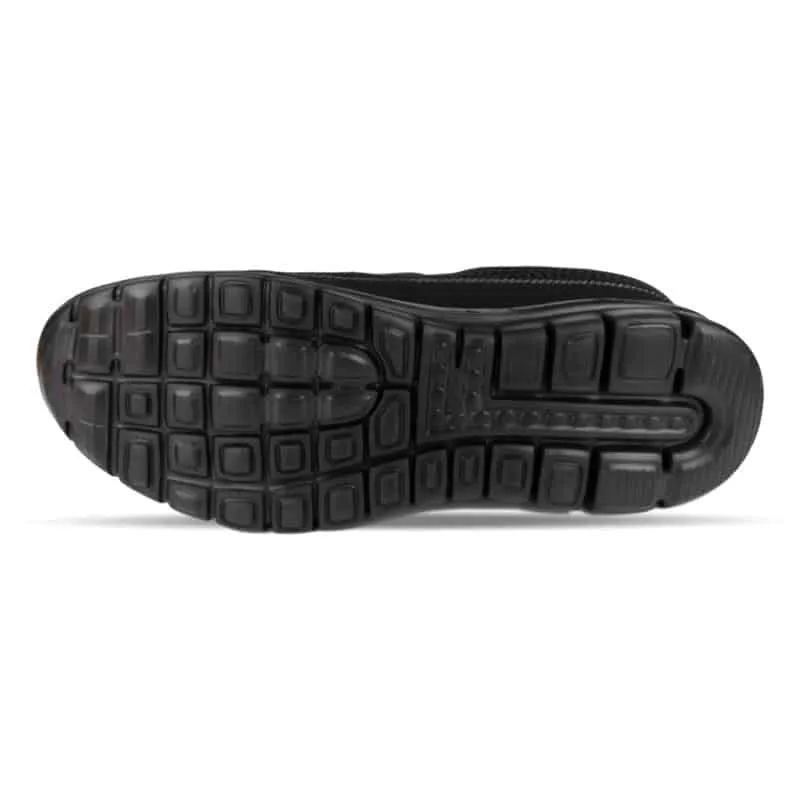 Mens Black Lightweight Memory Foam Trainer