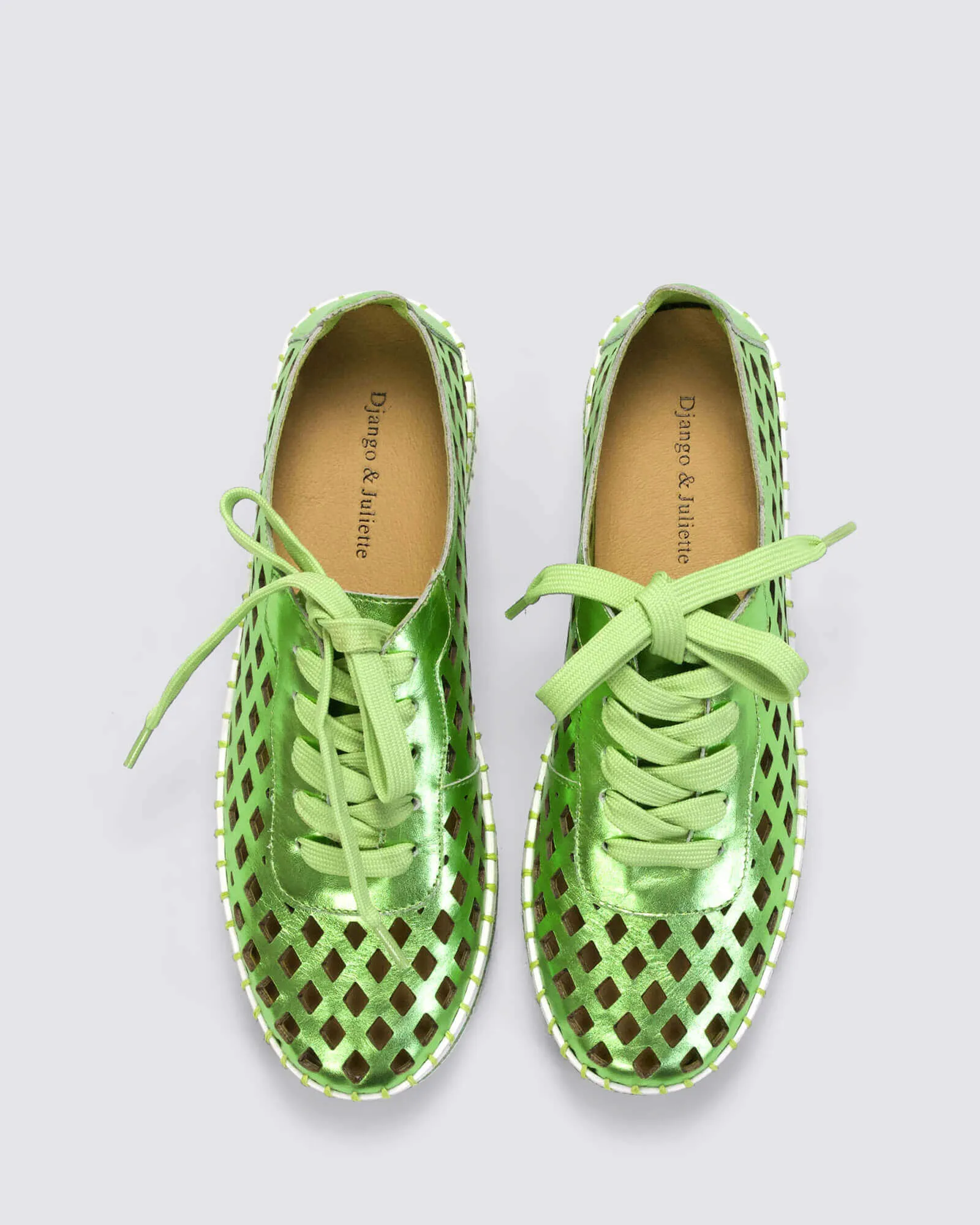 MONZA SNEAKERS LIME LEATHER