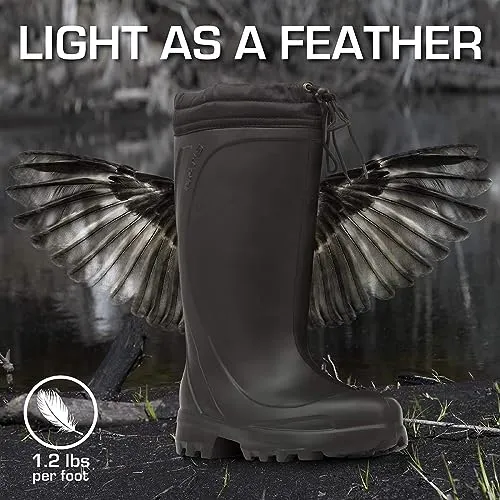 Nat's  Men's Ultra Light Eva Insulated Rain / Winter Boots Up to -70°C / -94°F -