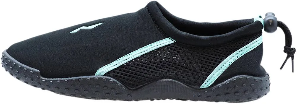 Norty WOMEN'S 5-10 WATER SHOE BLACK TURQUOISE   15531