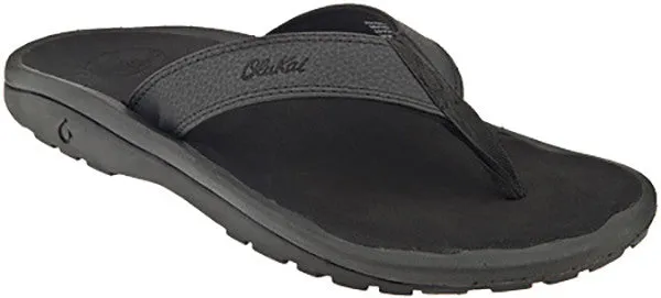 Olukai Ohana Men's Sandals - Black / Black