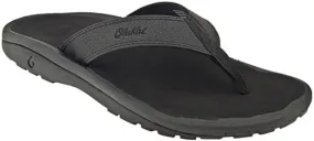 Olukai Ohana Men's Sandals - Black / Black