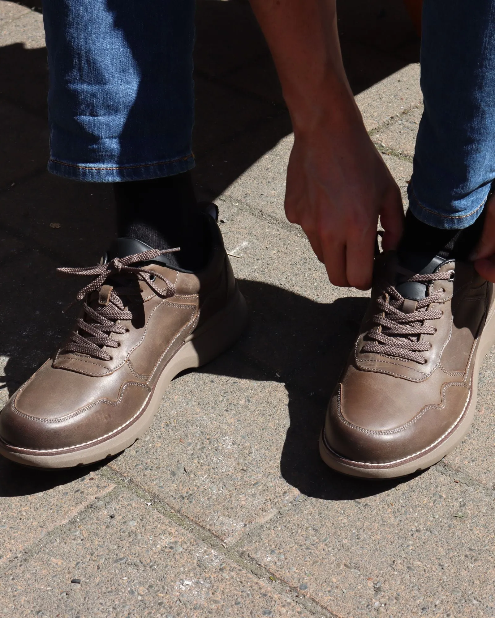 RAMBLE SNEAKERS STONE WILD LEATHER
