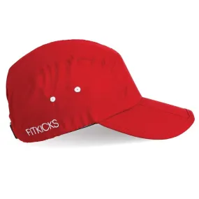 Red Fitkicks Foldable Cap
