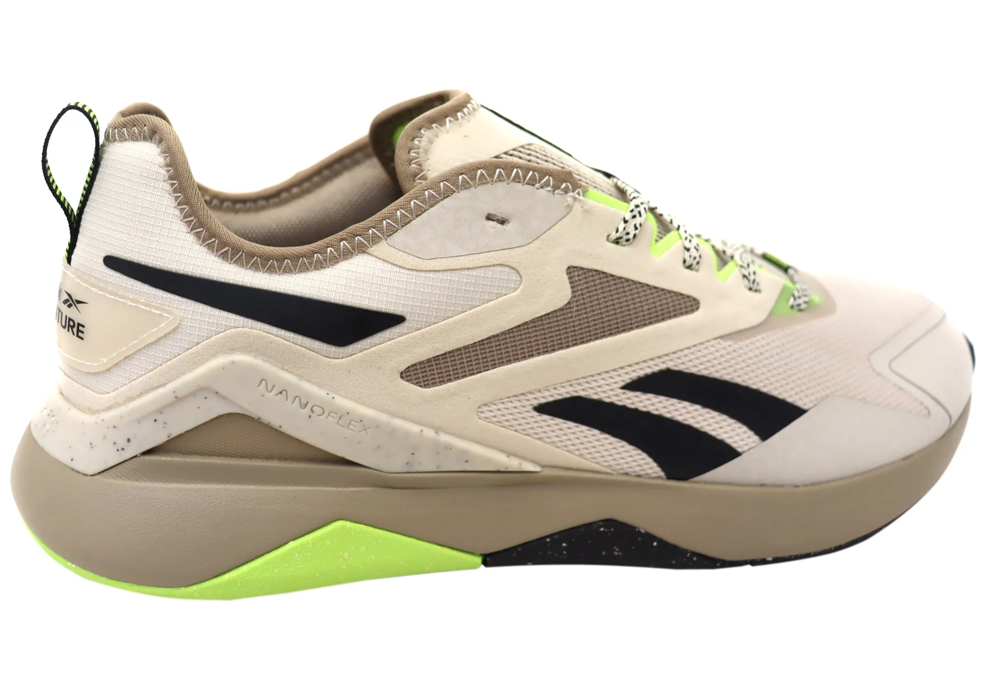 Reebok Mens Nanoflex Adventure TR 2 Comfortable Lace Up Sneakers