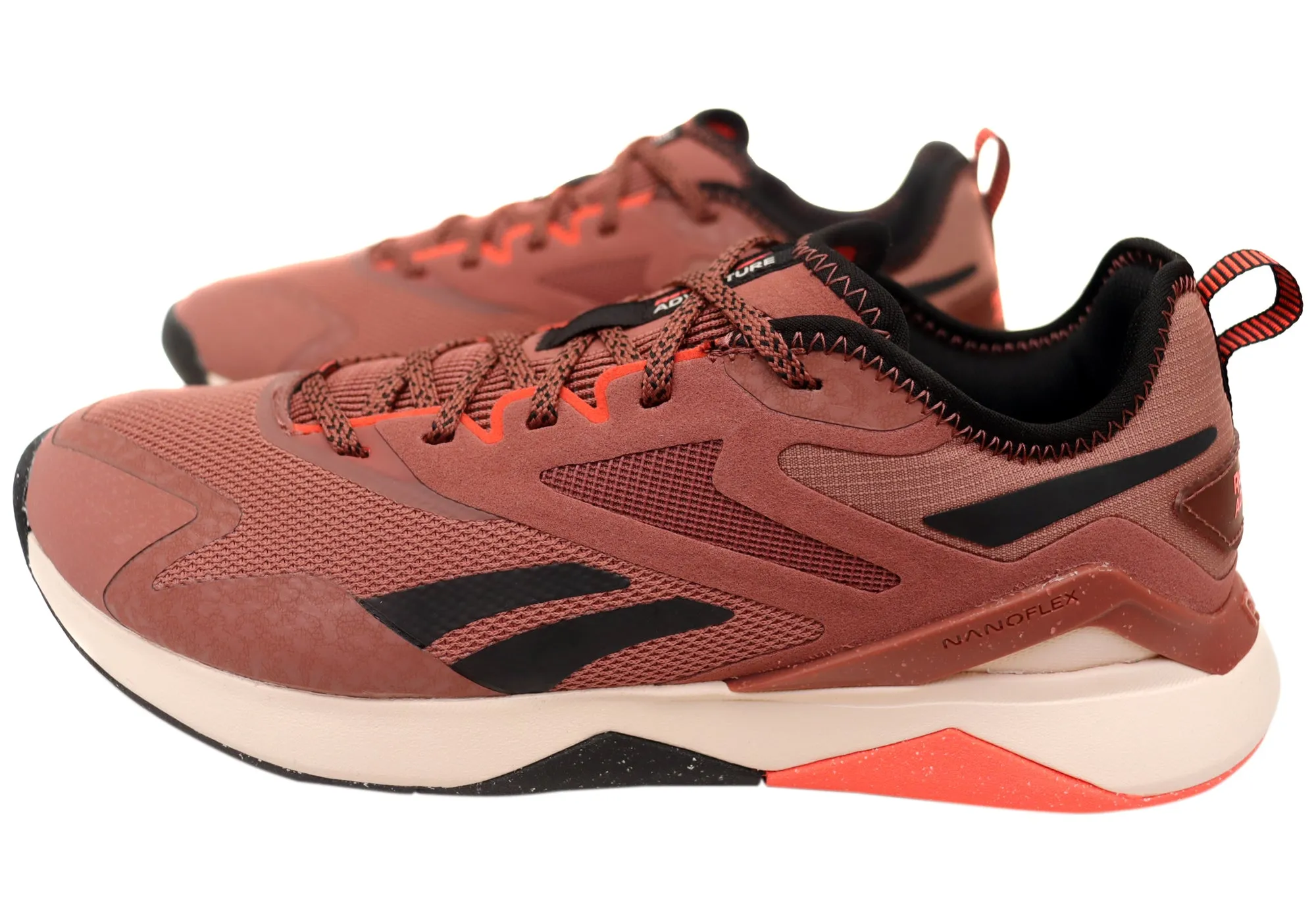 Reebok Womens Nanoflex Adventure TR 2 Comfortable Lace Up Sneakers