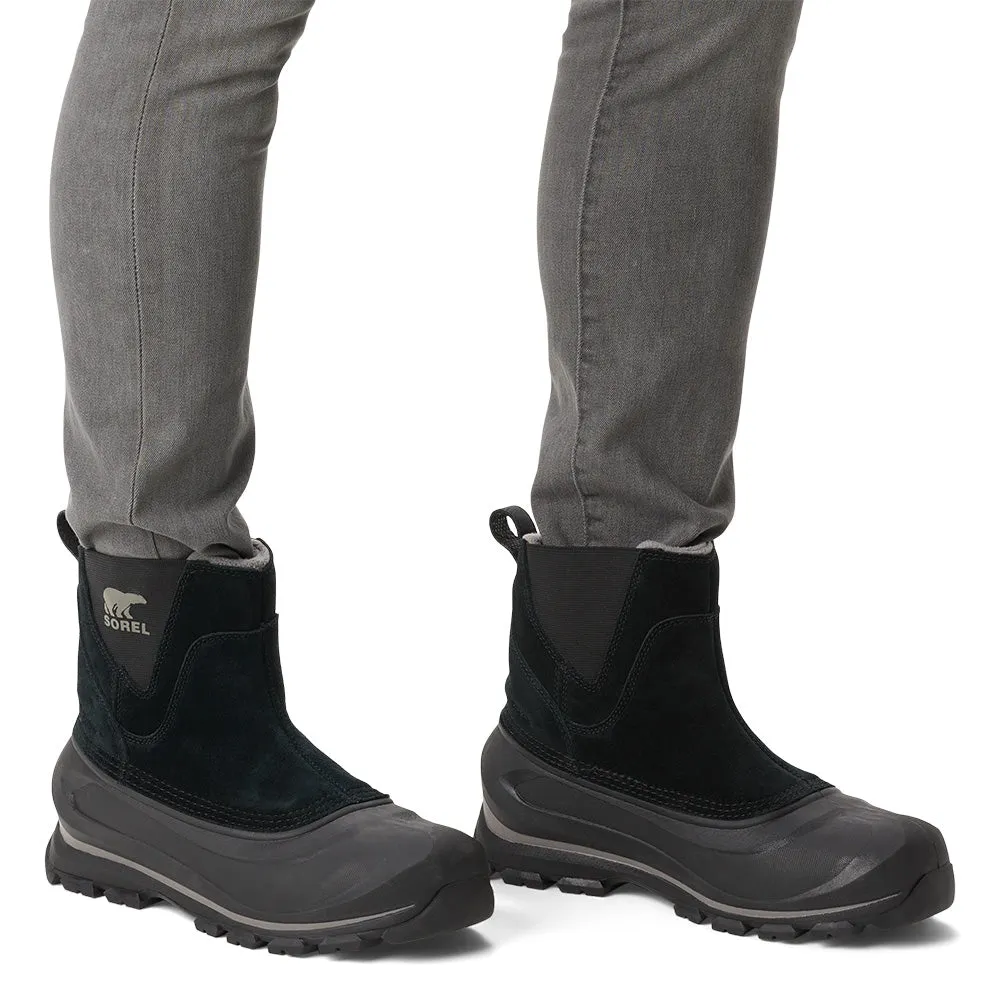 Sorel Men's Buxton Pull On Boot in Black/Quarry