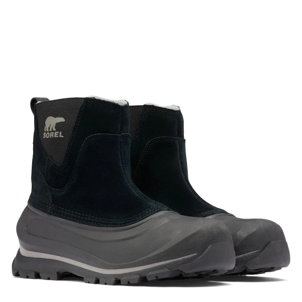 Sorel Men's Buxton Pull On Boot in Black/Quarry