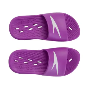 Speedo Junior Sliders - Purple