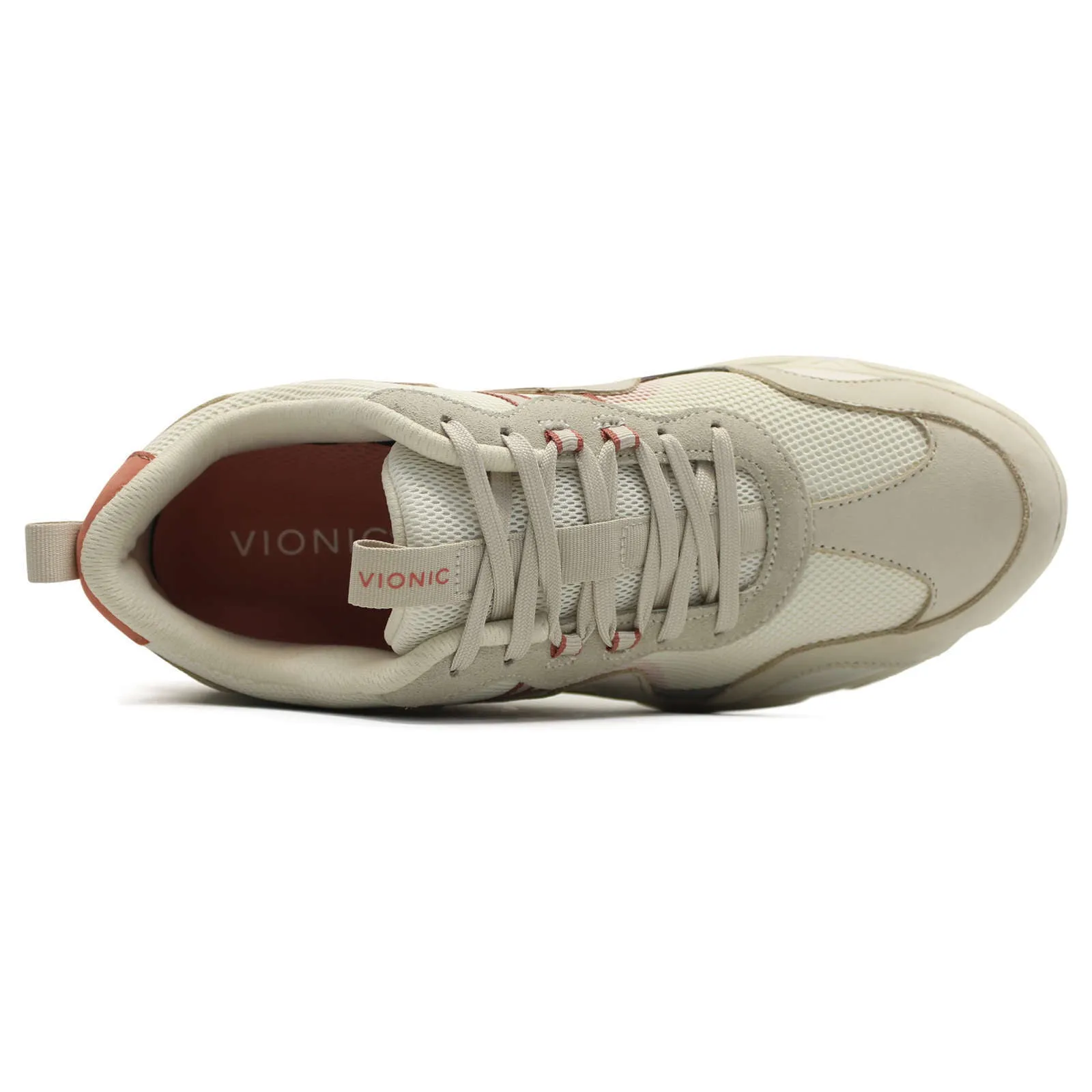 Vionic Electra Leather Textile Synthetic Women's Low Top Trainers