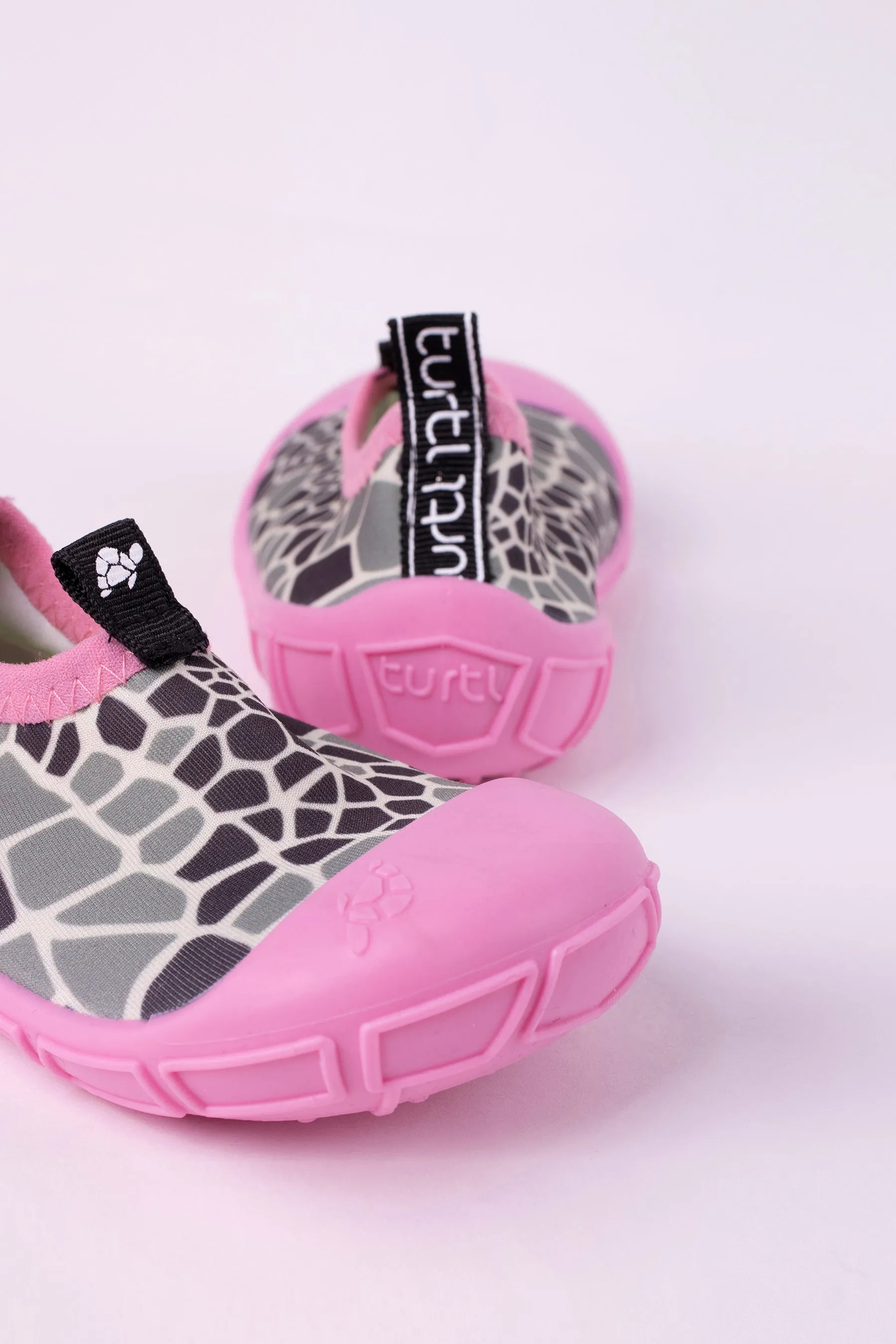 Water Shoes in Pink & Shell Print