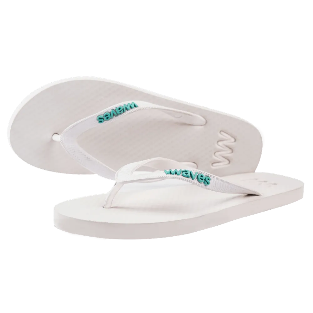 WAVES Women's Pastel Plain UK 11 - White