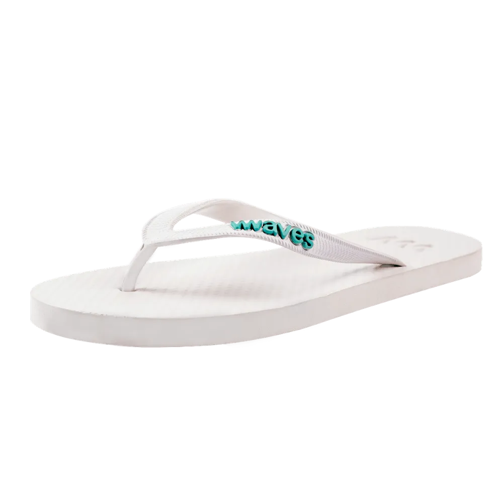 WAVES Women's Pastel Plain UK 11 - White